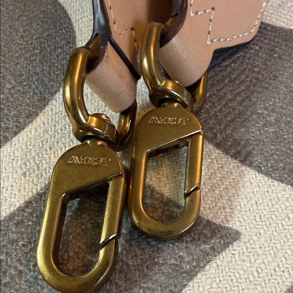 Jcrew Stylish Navy blue and Tan Bag Strap - Picture 2 of 5
